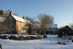 Orchard Farm in snow and sun 2014