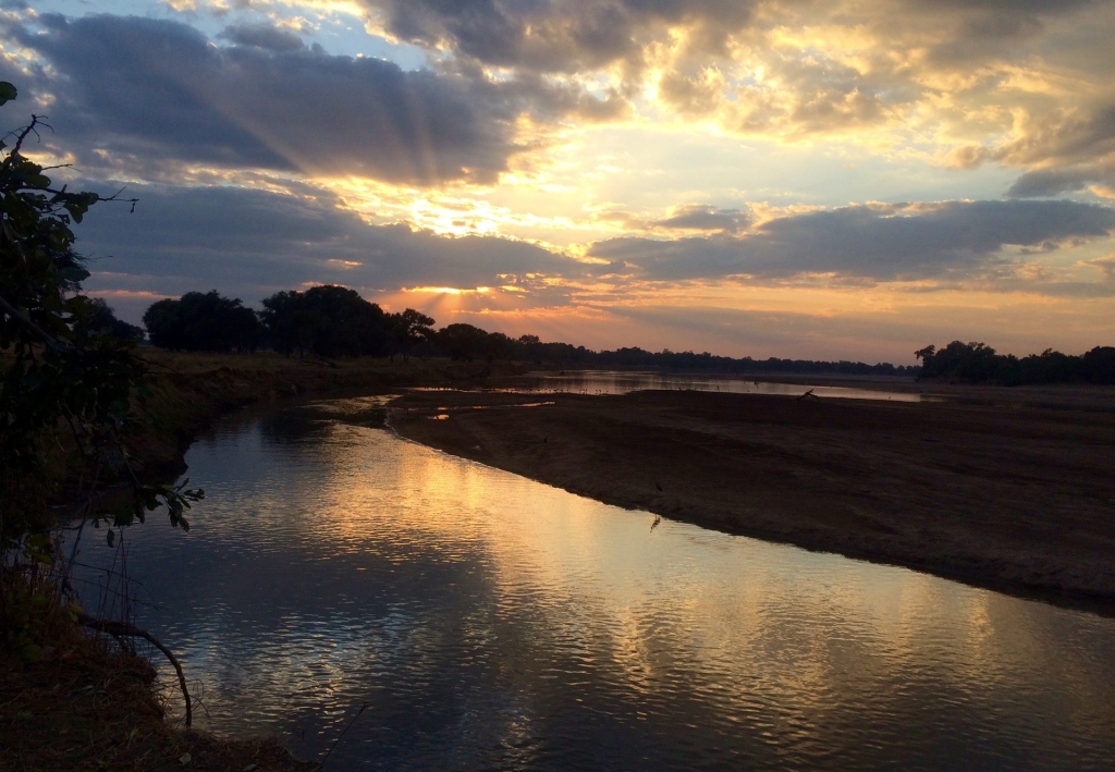 Sunset over the Luangwa River