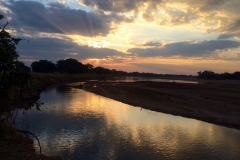 Sunset over the Luangwa River