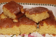 Lemon Drizzle Cake slices