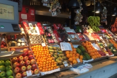 Colourful fruits on sale