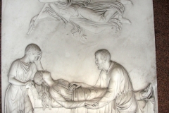 Bas relief, inside the mausoleum