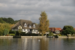 On the River Bure, just coming out of Wroxham