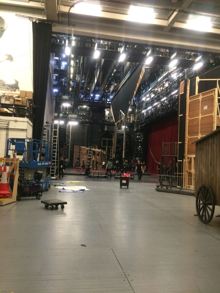 Behind stage - all the props