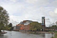 The Theatre at Stratford from across the river