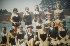 St Peter\'s girls at Milton School baths Sally Cathie\'s pic