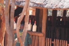 Bottles of milk for the baby elephants