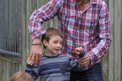 Chris with Stanley and Harper