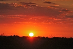 Last few moments of the sun