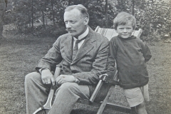 Douglas Hall with his father