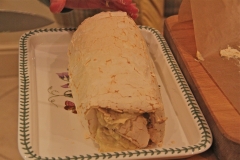 The Roulade successfully rolled up