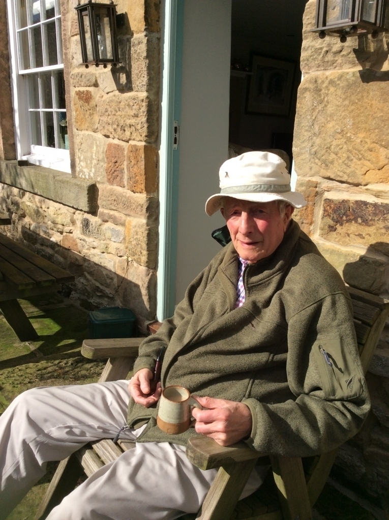 John F-S in the garden