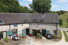 Tom's and Douglas's Barns - an aerial view