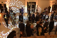 Downstairs to wedding dining room
