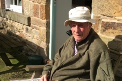 John F-S in the garden