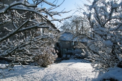 Orchard Farm in the snow