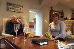 Janet and John, relaxing