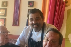 Our chef, past teacher and past pupil