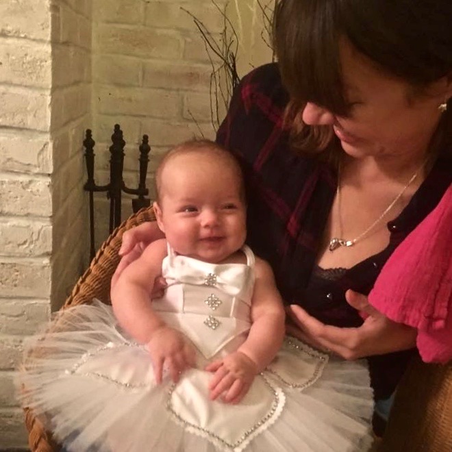 Nell in her custom made tutu