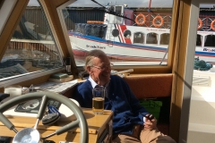Colin, relaxing before we set off