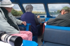 Setting off in our motor cruiser