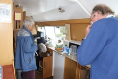 Getting ourselves sorted on arrival