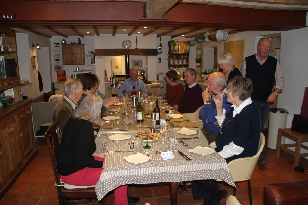 Parwich Book Club Dinner at the Kendalls 2017