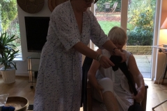 Dressing the mother of the bridegroom
