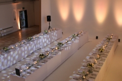 The setting for dinner