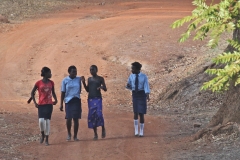 School children from Shiwa school