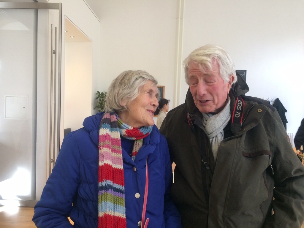 Sheila and John - two old friends