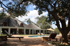 Lilayi Lodge Pool and main dining and relaxation area
