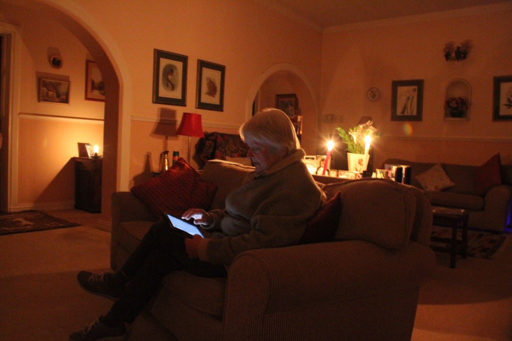 No power - at Peter and Etain's